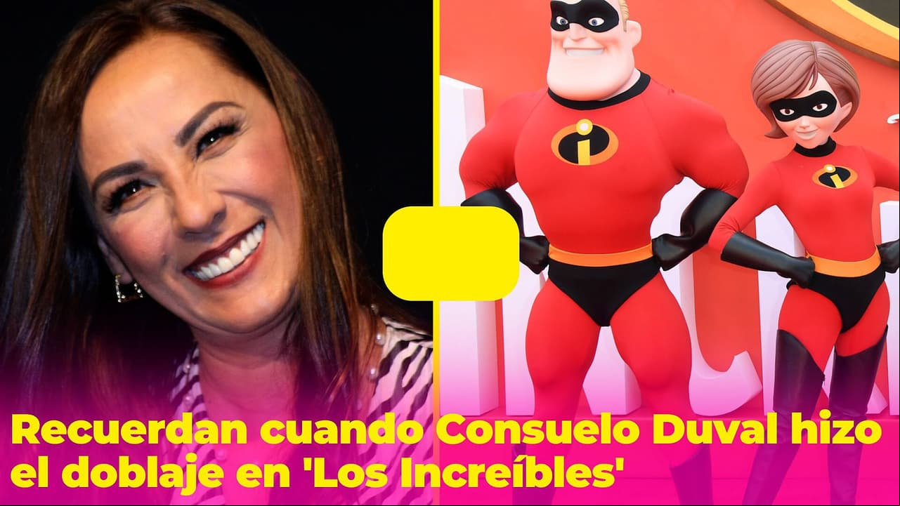 Fans de Consuelo Duval no sabían que hizo el doblaje en 'Los Increíbles': tardaron 20 años en averiguarlo