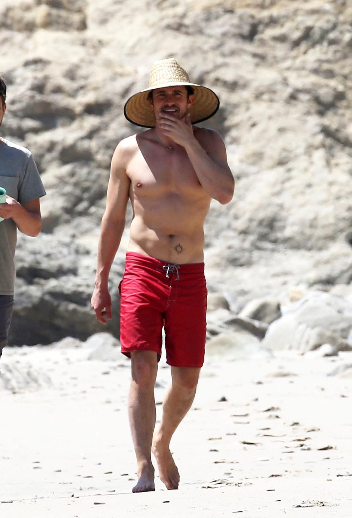 Orlando Bloom se desnudó en unas vacaciones en Italia
