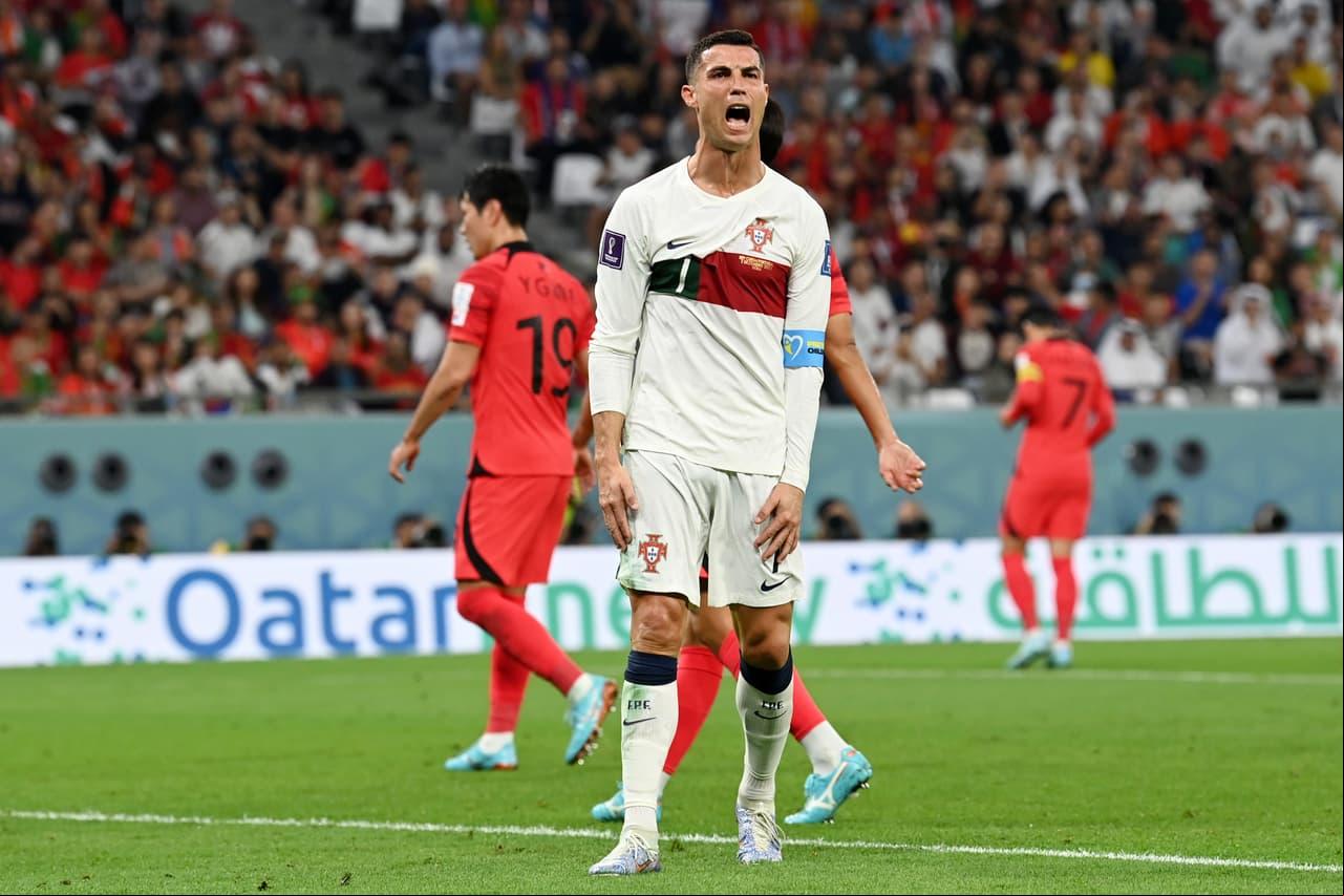 Selección Portugal pierde ante Corea del sur y dejan fuera a Uruguay