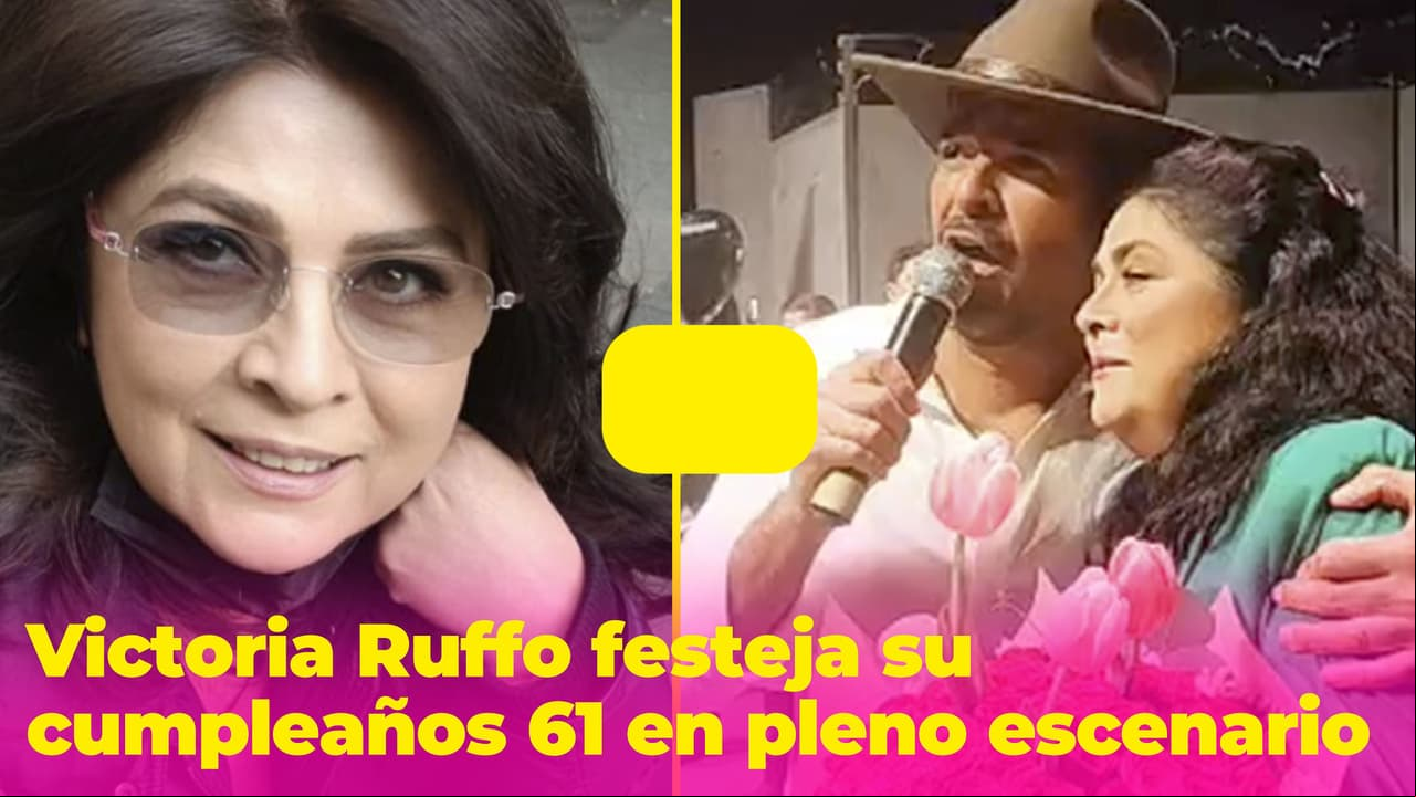 Victoria Ruffo celebró su cumpleaños 61 con tremenda ovación y hasta banda en vivo