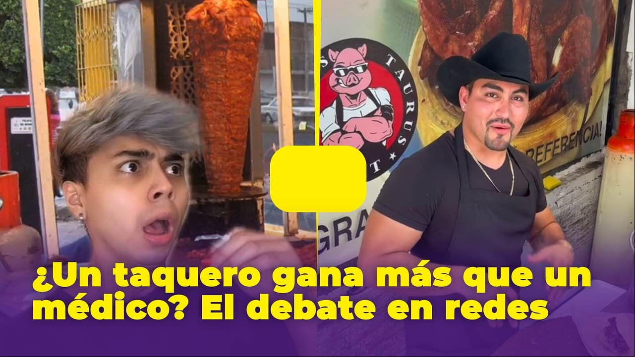 Taqueros ganan más que profesionistas y causan debate en redes: "Ni un doctor tiene tanto dinero"