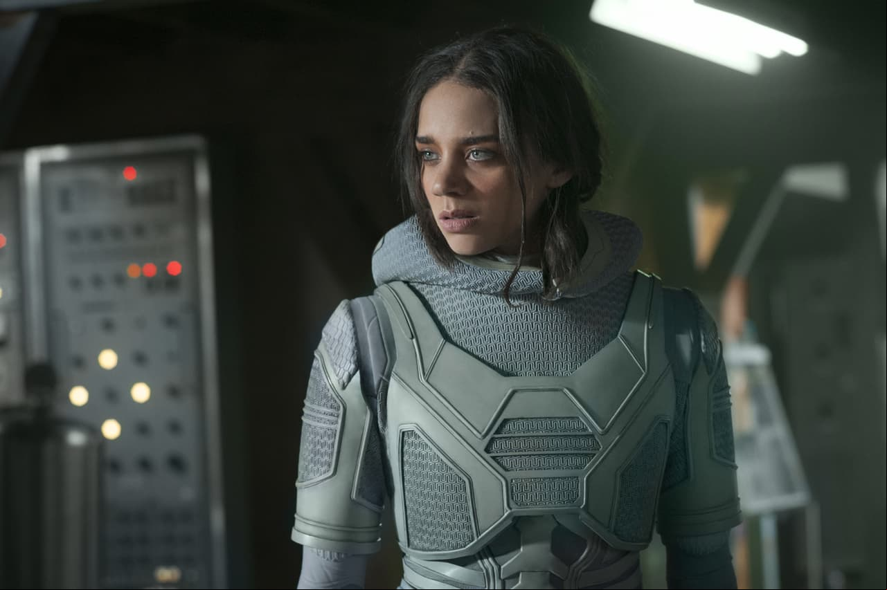 Hannah John-Kamen en 'Ant-Man y la Avispa'