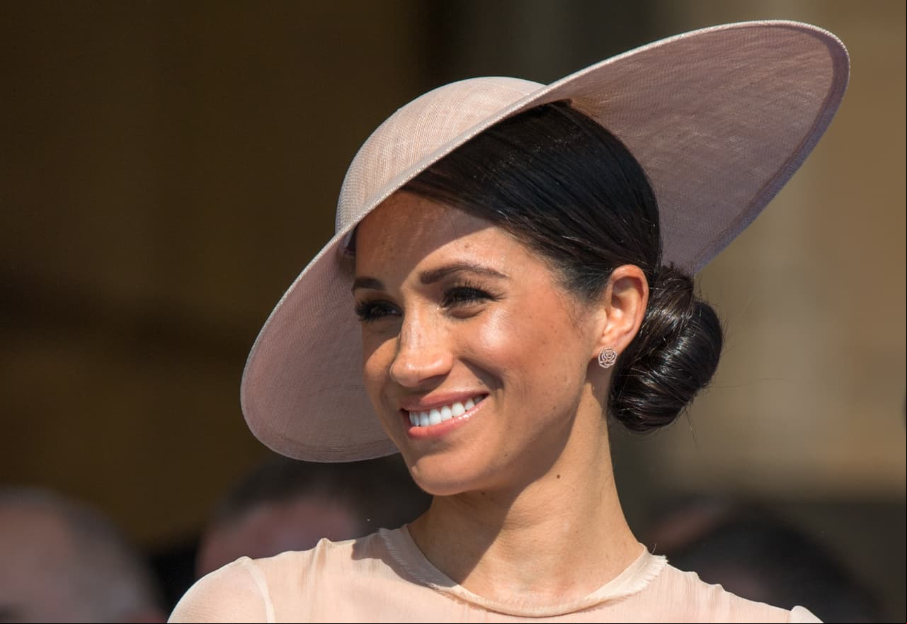 Meghan Markle en la celebración del cumpleaños 70 del Príncipe de Gales en el Palacio de Buckingham.