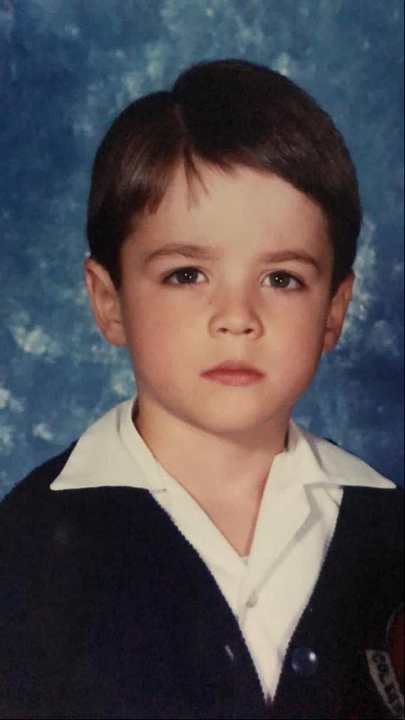 Se ve que desde niño era muy aplicado en sus estudios.