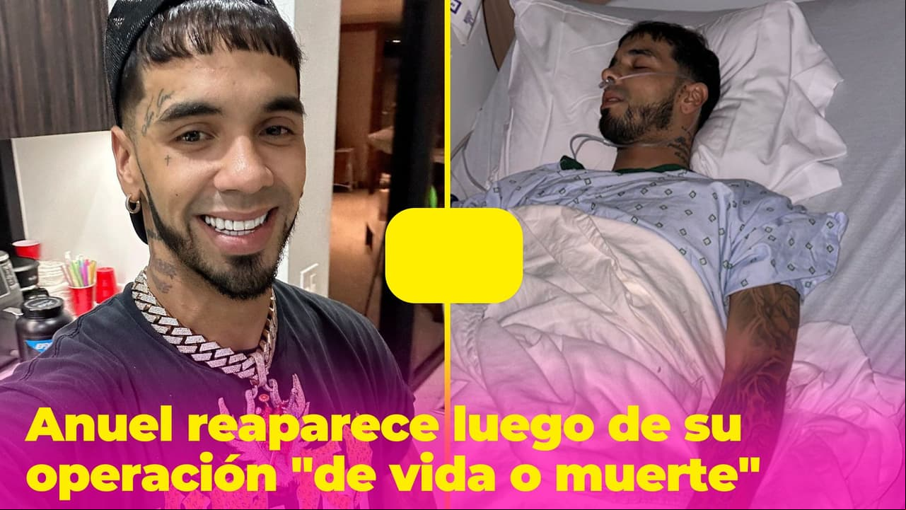 Anuel reaparece a casi dos meses de su operación "de vida o muerte" y luce muy diferente