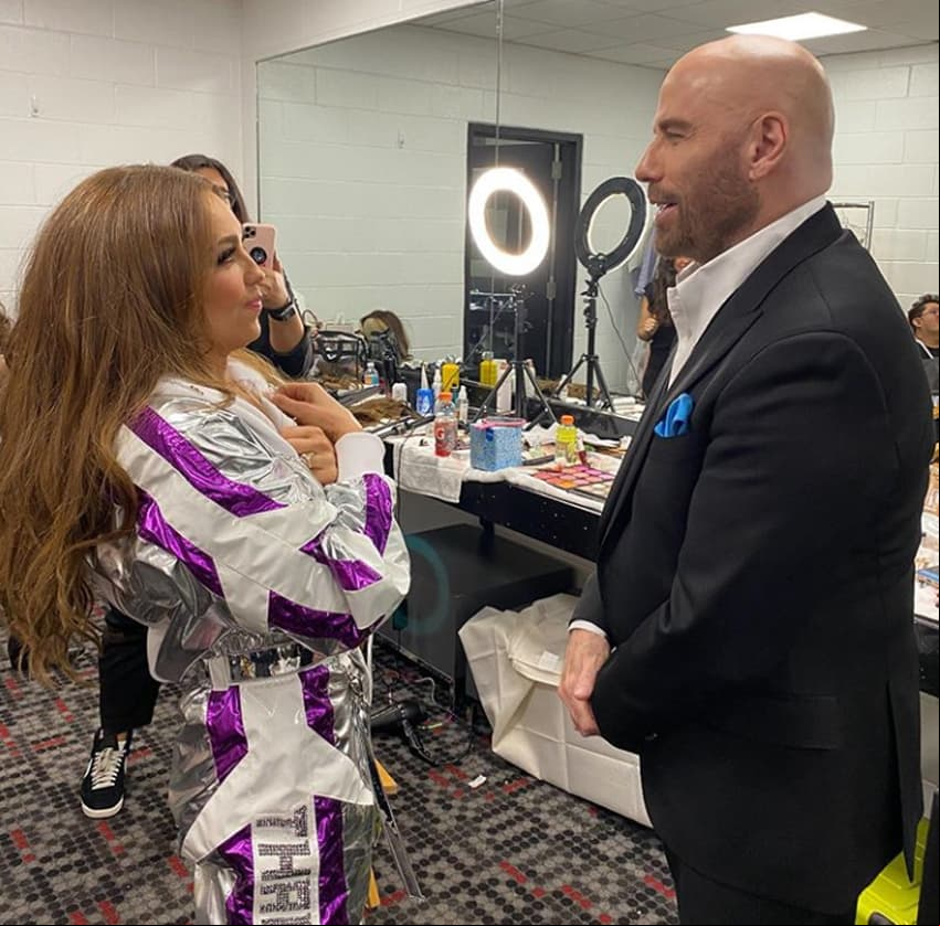 Thalía conoció a John Travolta