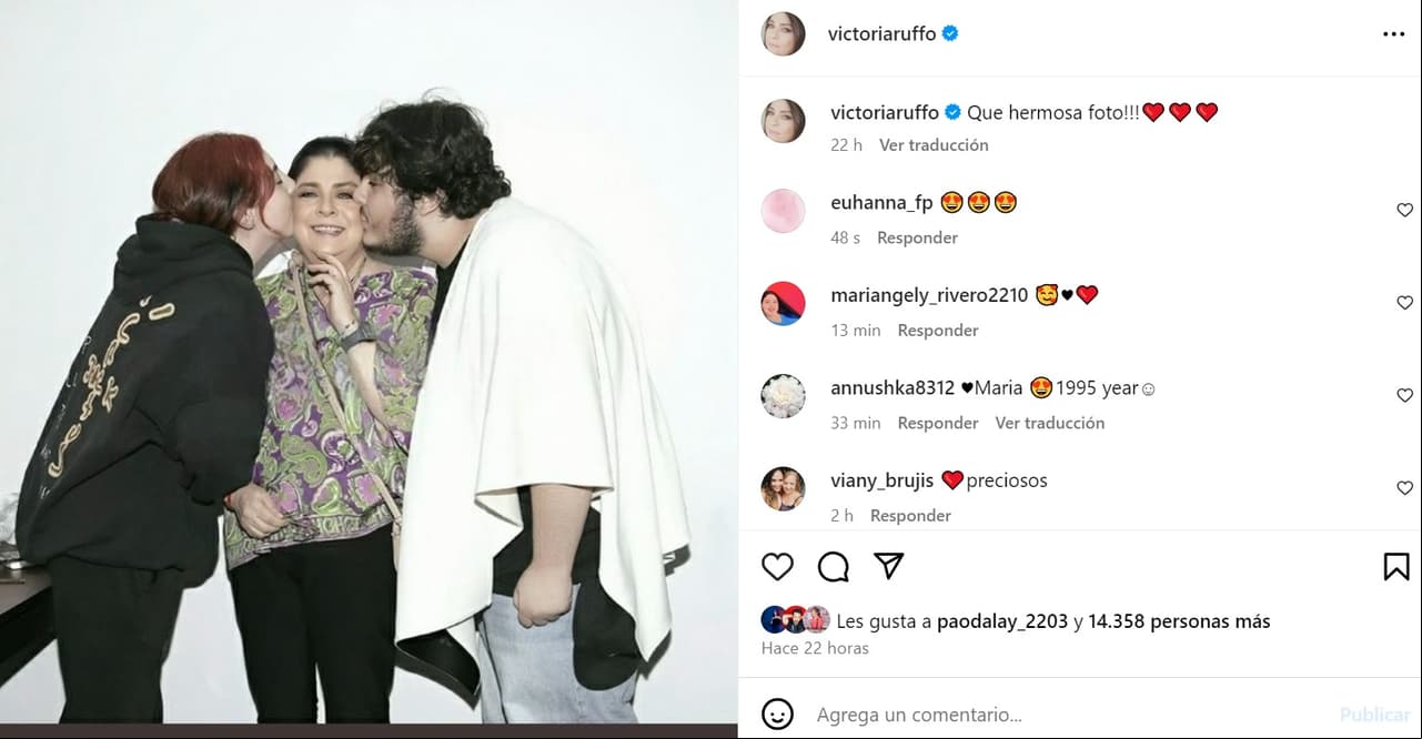 Victoria Ruffo aparece con sus hijos y sorprenden por cómo lucen