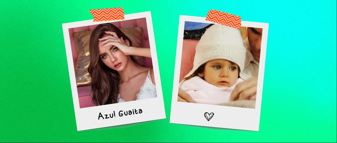 La vida le enseñó a Azul Guaita que la actuación era su camino, desde que era una bebé comenzó con su paso por las telenovelas, al dar vida a ‘Juanita’, la bebé recién nacida de ‘Gabriela’ (Sherlyn) en ‘Clase 406’. Recientemente, fue parte del elenco protagónico de ‘Soltero con Hijas’.