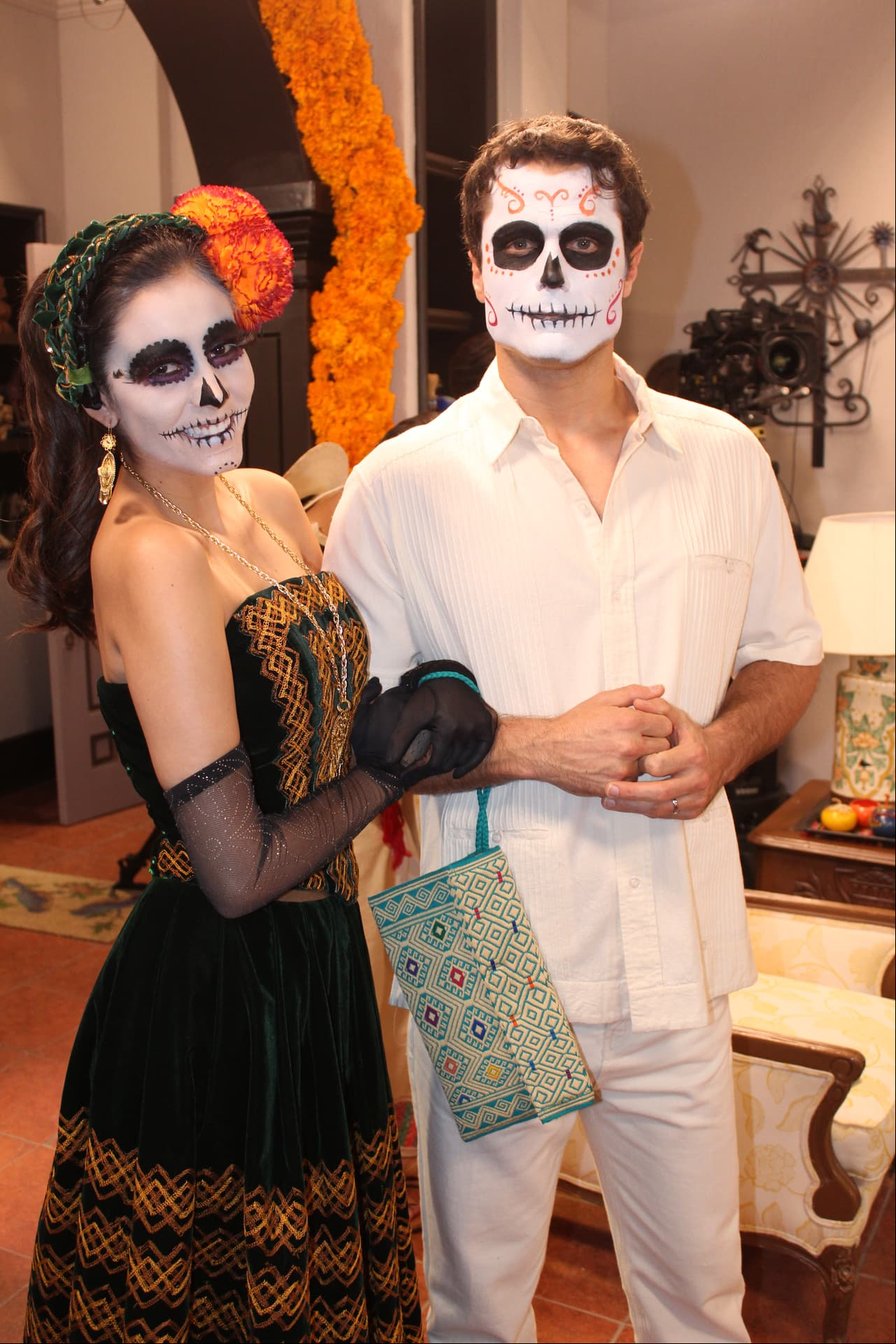 Diana y Hugo estaban preparados para disfrutar con la familia este importante día.