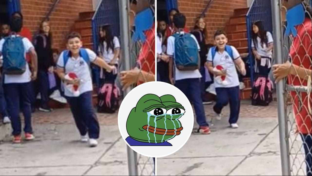 Mamá trabajadora pudo ir por primera vez por su hijo a la escuela y su reacción hizo llorar a TikTok