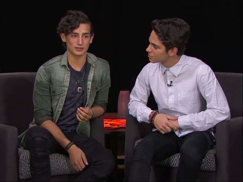 Emilio Osorio y Joaquín Bondoni en el FB Live de Las Estrellas