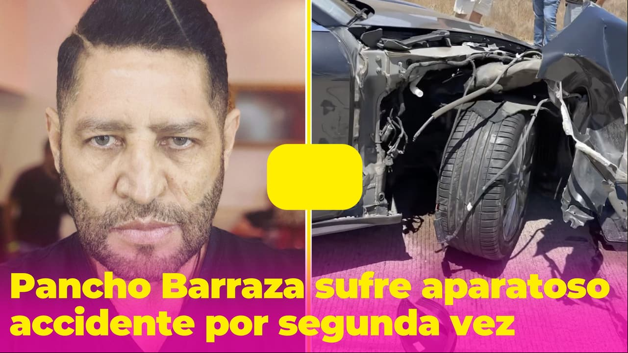 Pancho Barraza sufrió un accidente, pero no fue el primero: así fue el anterior choque que vivió