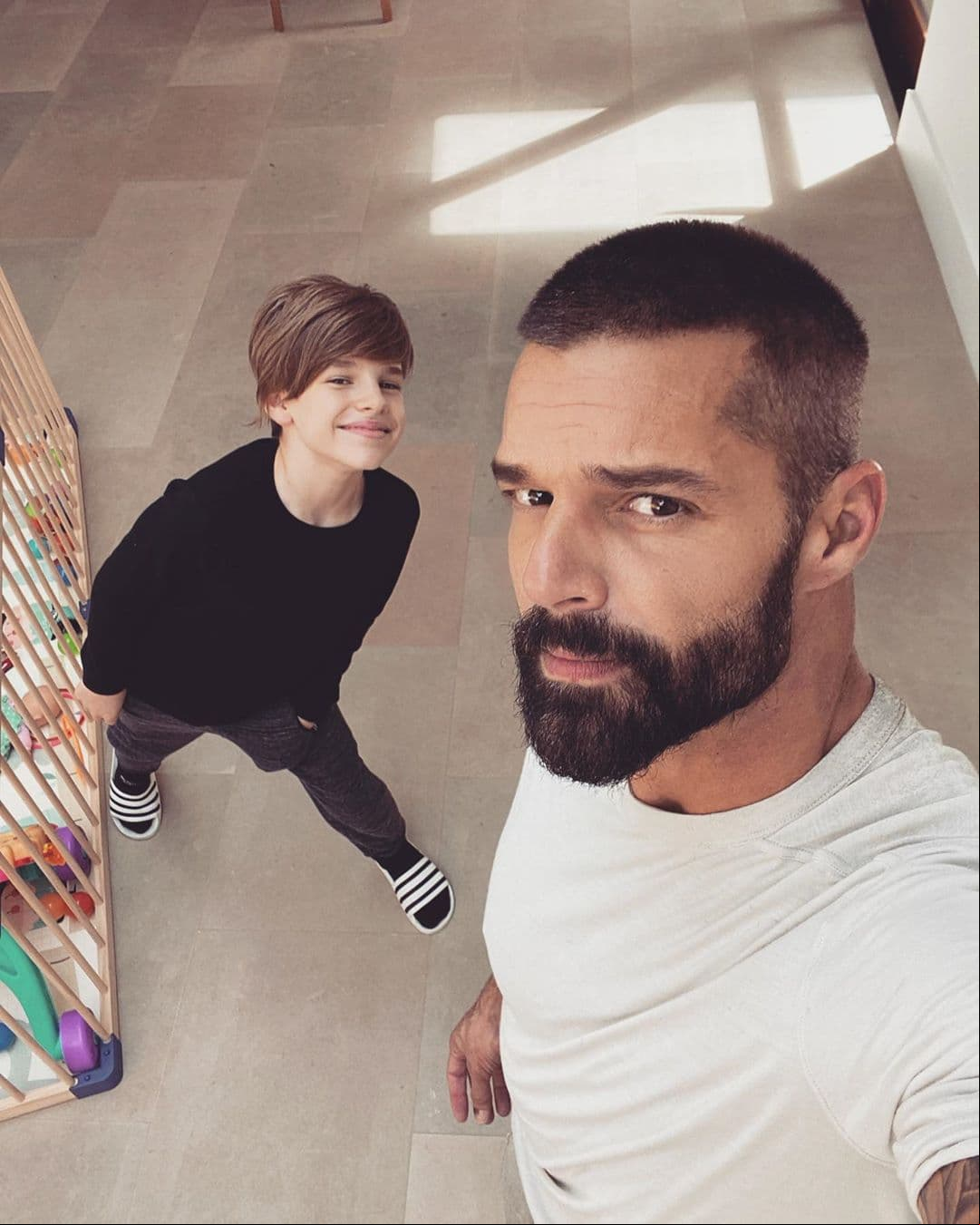 Ricky Martin, Eduardo Capetillo y otros famosos que cambiaron su look en plena cuarentena