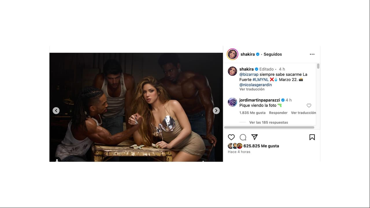'La Fuerte' es la nueva colaboración de Shakira con Bizarrap, ¿seguirá hablando de Piqué?
