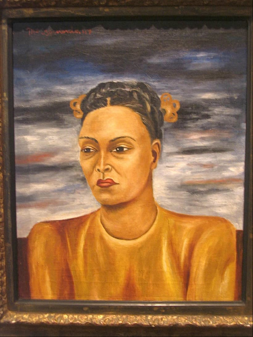 María Izquierdo. Fue la primera pintora mexicana en exponer su obra internacionalmente, presentando su trabajo en el Art Center de Nueva York.