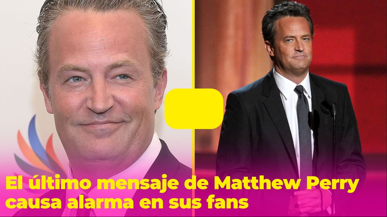 El último mensaje de Matthew Perry en redes: sus fans dicen que era un llamado de auxilio