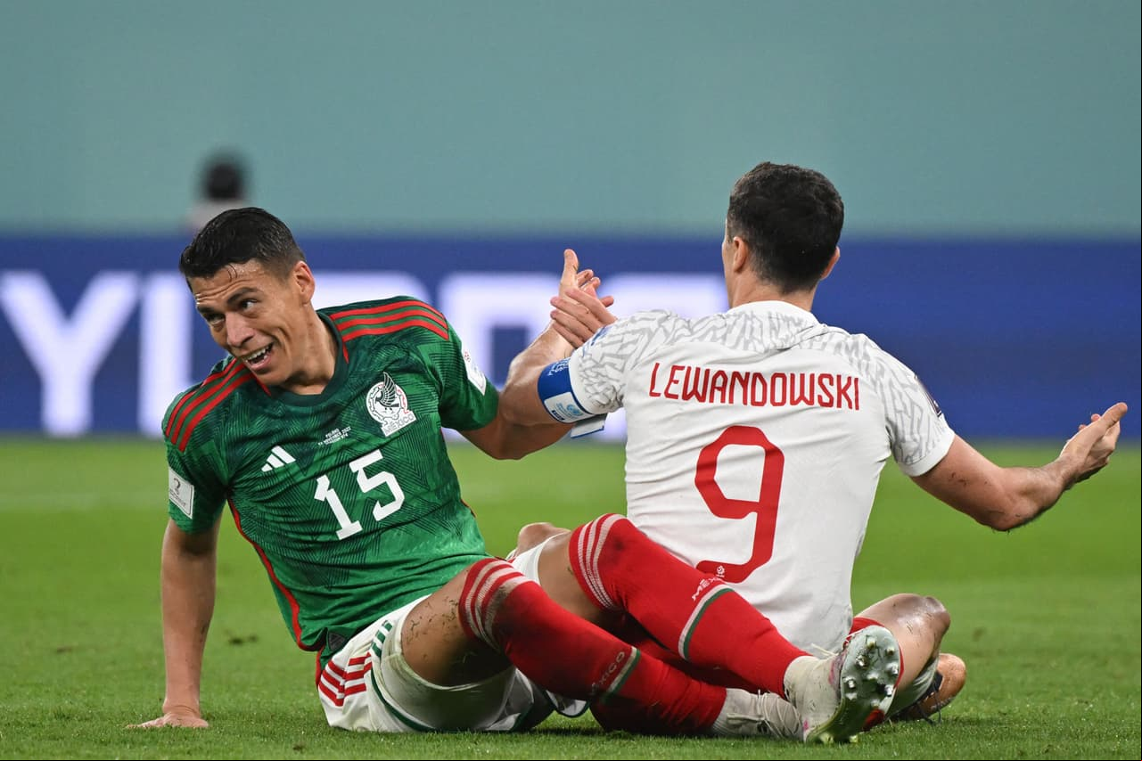 México empato sin goles frente a Polonia en su debut mundialista