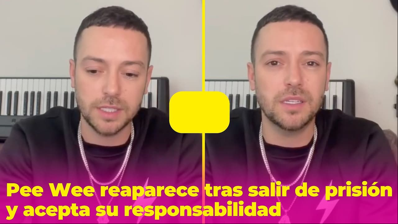 Pee Wee da la cara tras salir de prisión por manejar bajo los efectos del alcohol: "Cometí un error"