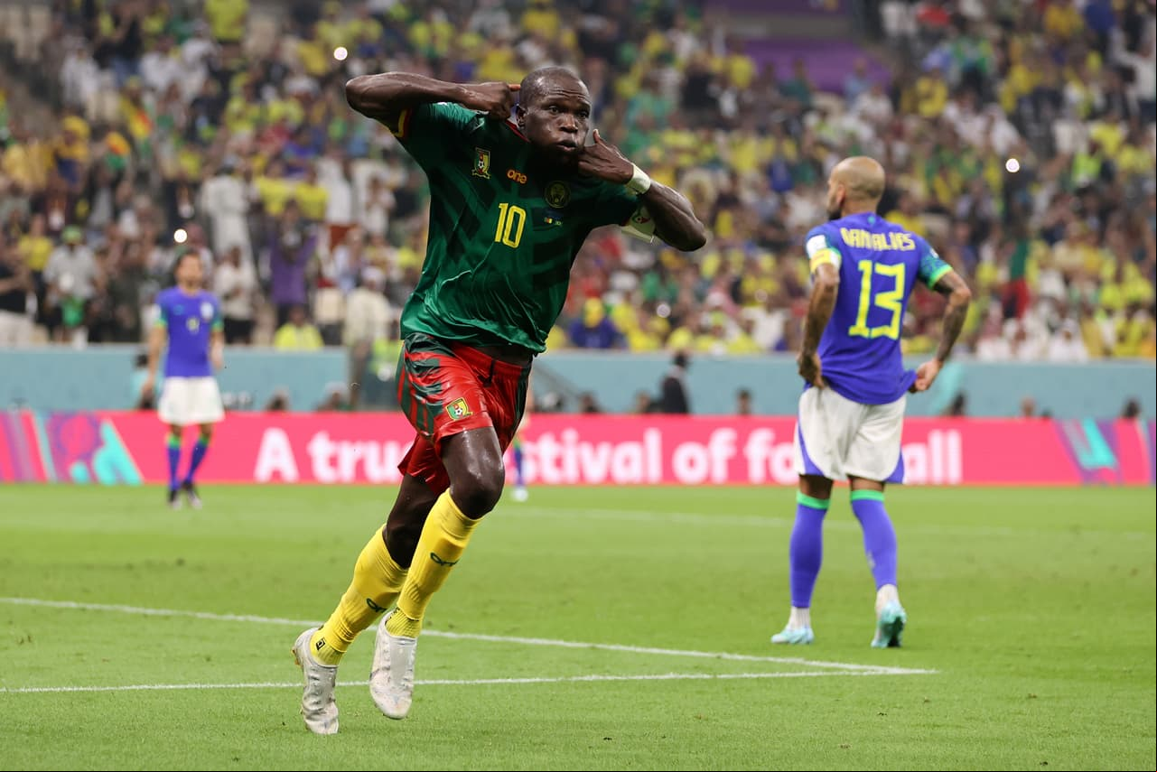 Camerún vence 1-0 a Brasil pero no le alcanzó para meterse a Octavos de Final.