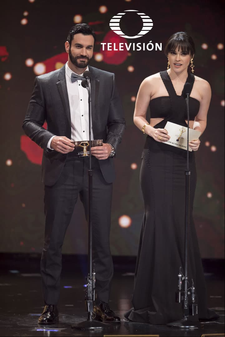 Sin duda el color negro fue el protagonista de la noche.
