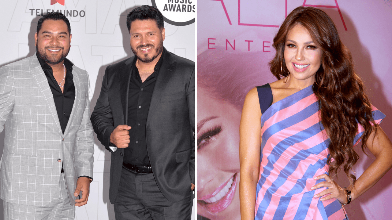 Vocalista de Banda MS conmovido por un mensaje de Thalía