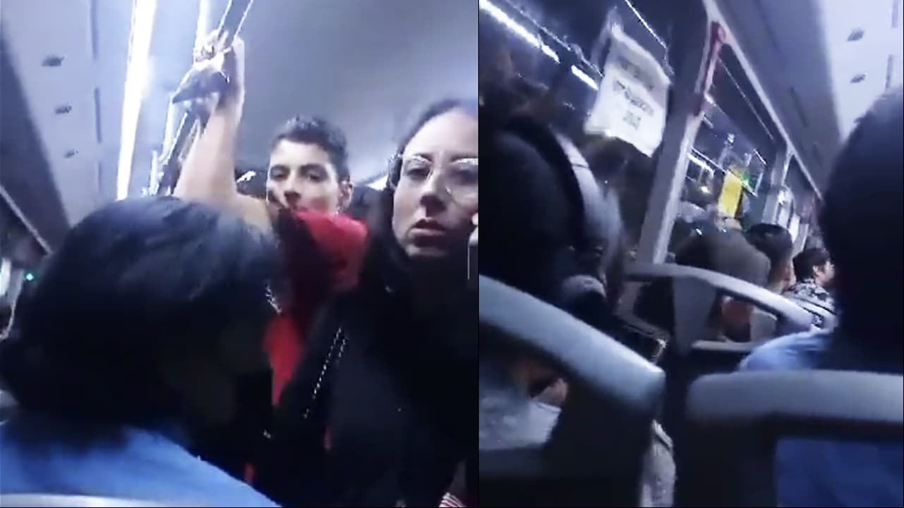 Chofer no deja bajar a pasajeros de microbús hasta que aparezca un celular 'perdido'