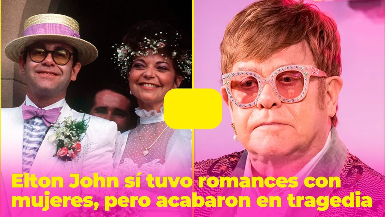 Elton John tuvo romances con mujeres y terminaron en tragedia: en su luna de miel pasó lo impensable