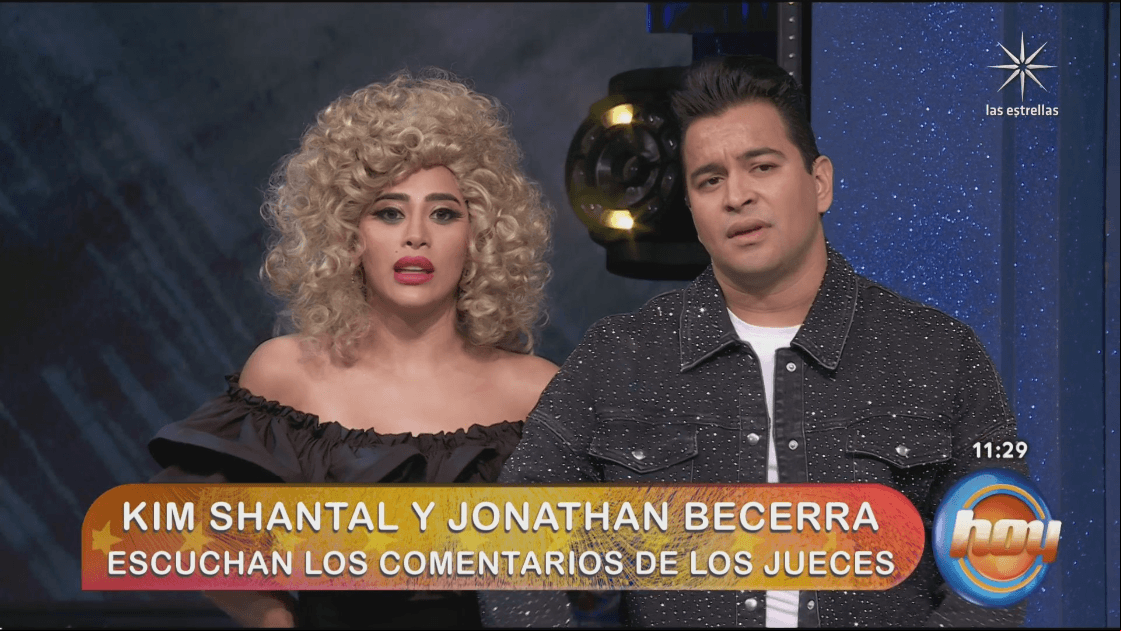 Kim Shantal y Jonathan Becerra en Las Estrellas bailan en Hoy