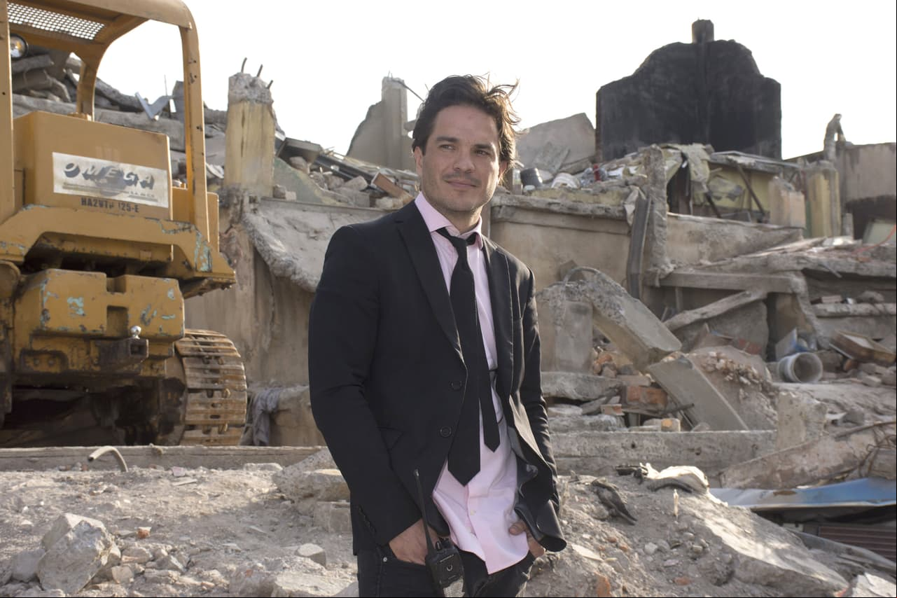 Kuno Becker en la presentación de ‘Earthquake 86’ en 2016