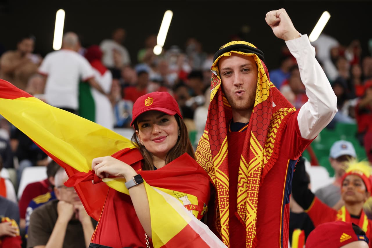 Los fans españoles, presentes.
