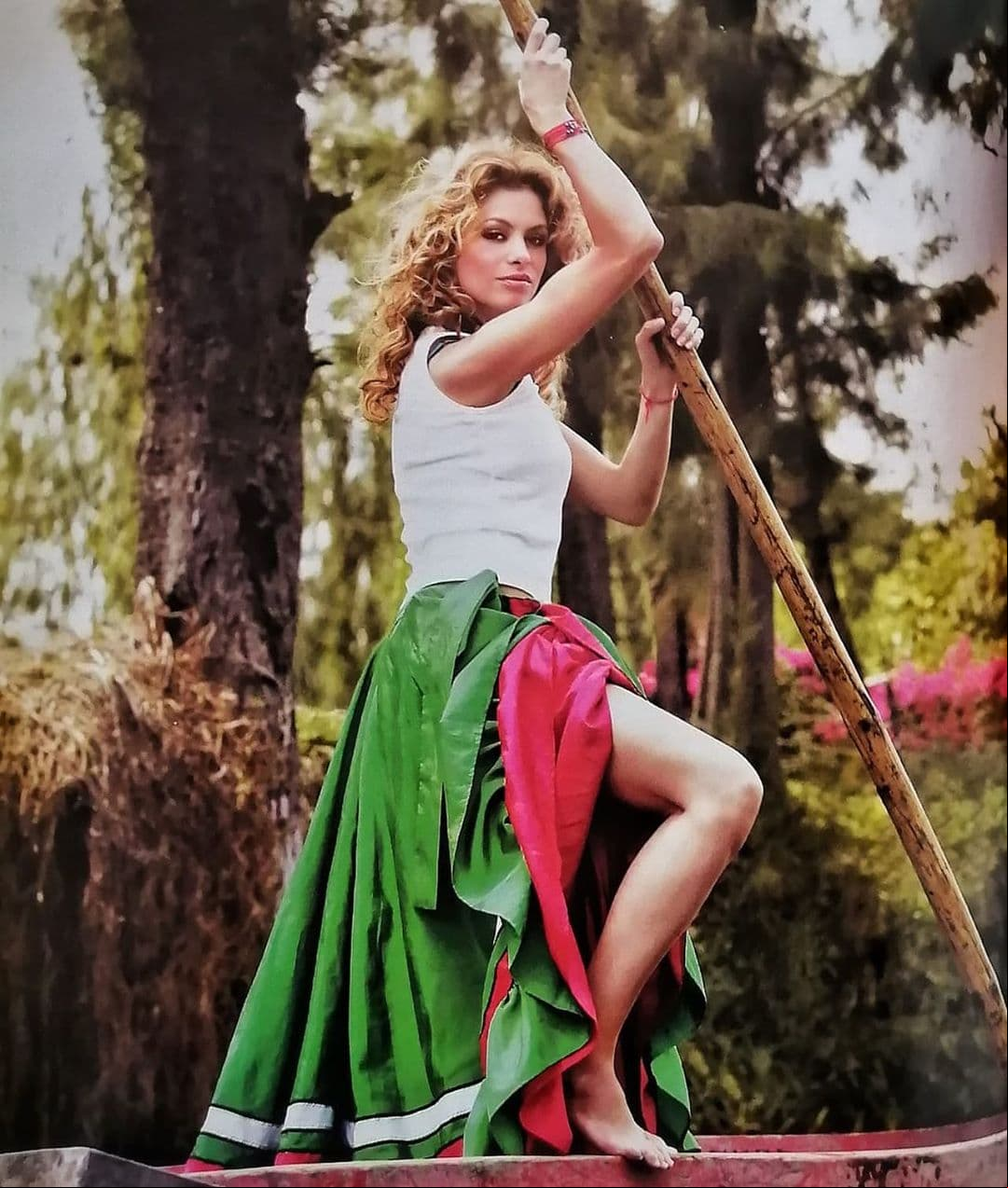 Paulina Rubio escrubibió: "Nunca, por muy lejos, yo me olvido de ti México".