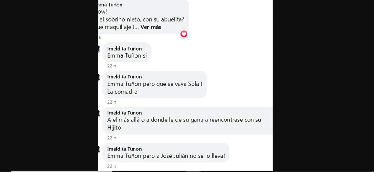 Estos fueron los mensajes que la consuegra de Maribel Guardia le habría lanzado en redes sociales