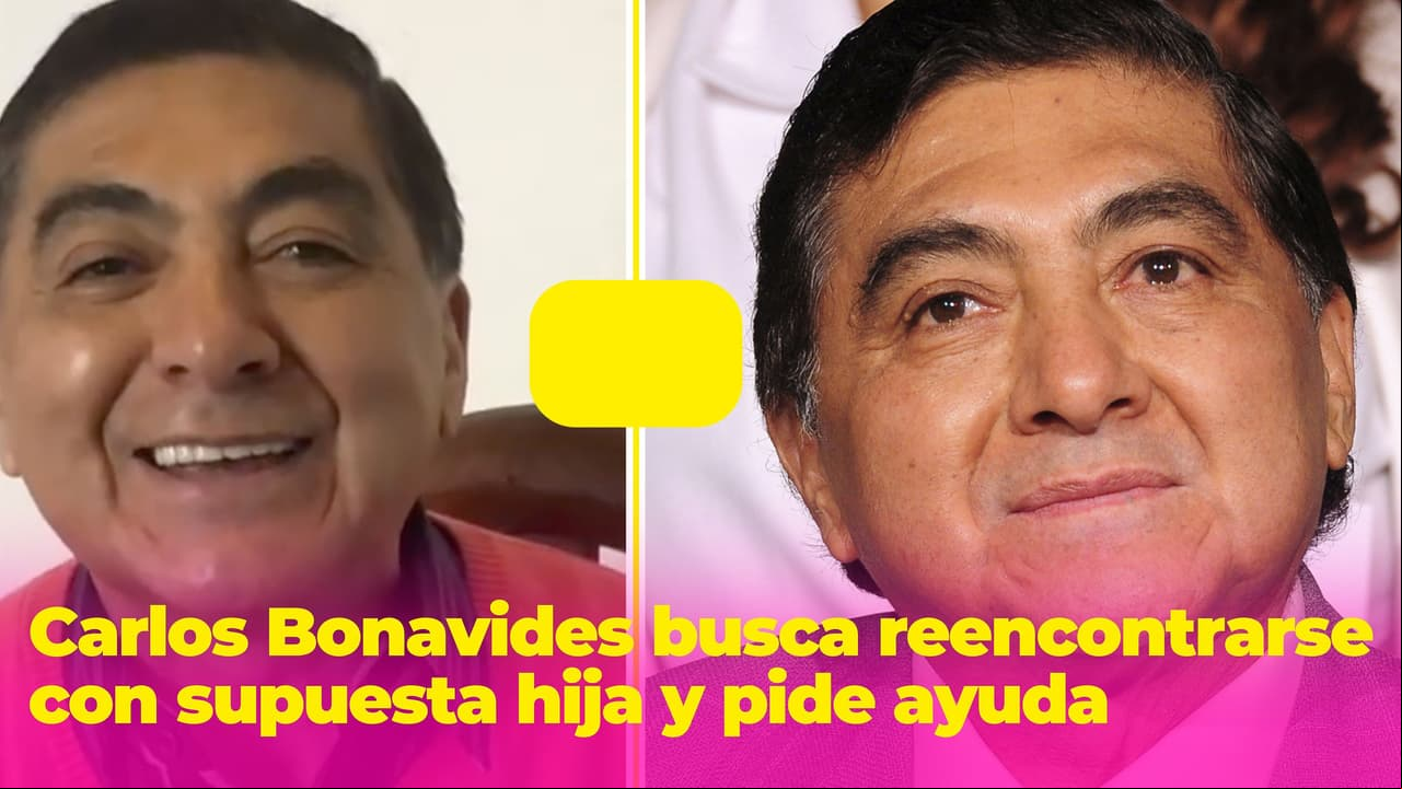 Carlos Bonavides pidió ayuda para encontrar a su hija no reconocida: "Tengo toda la buena voluntad"