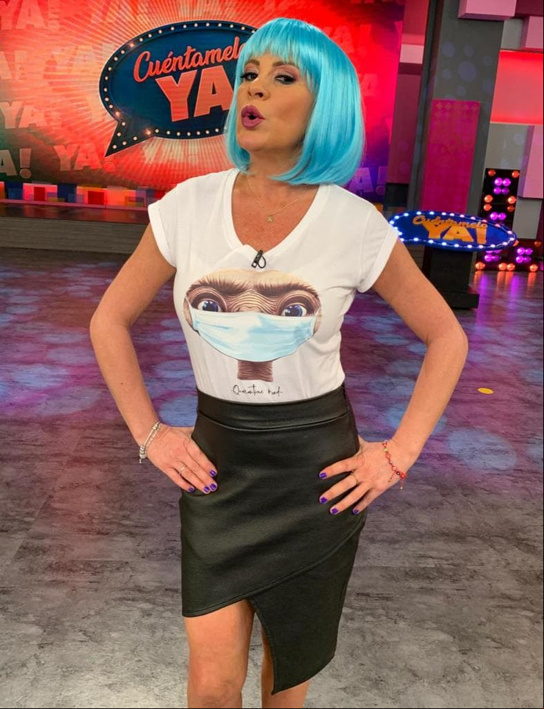 Así lució Roxana Castellanos.