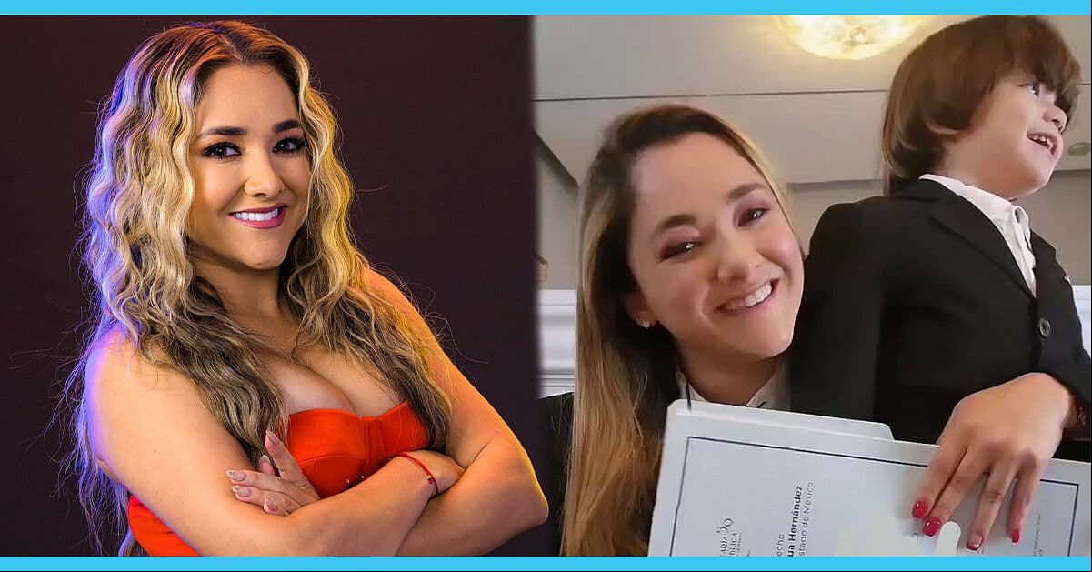 Sherlyn y su hijo André celebran que se compraron su nueva casa