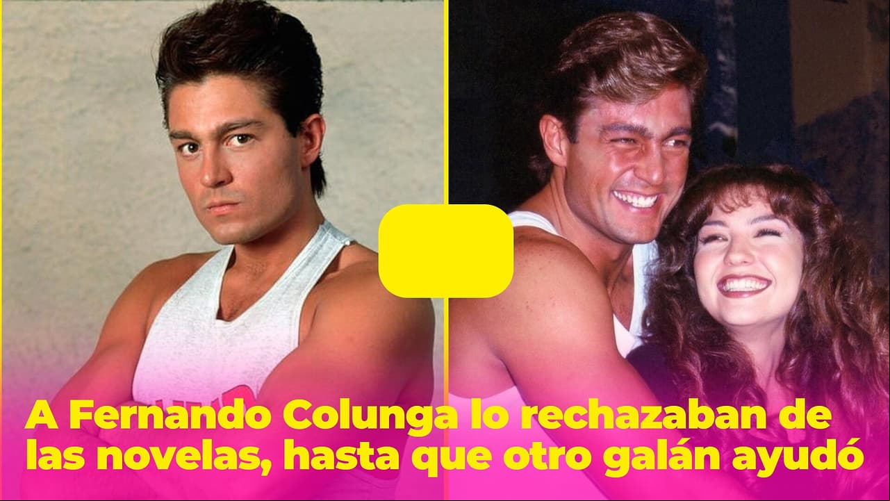 A Fernando Colunga lo rechazaban de las telenovelas, hasta que otro galán salvó su carrera: así ocurrió