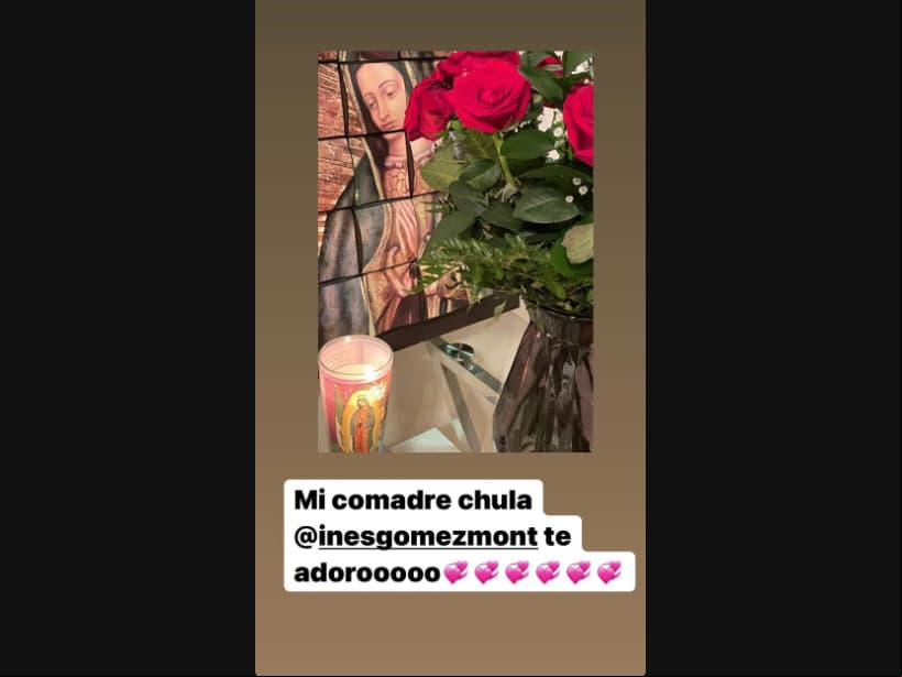 Galilea Montijo conmueve al mostrar el altar que puso Inés Gómez Mont para orar por su salud.