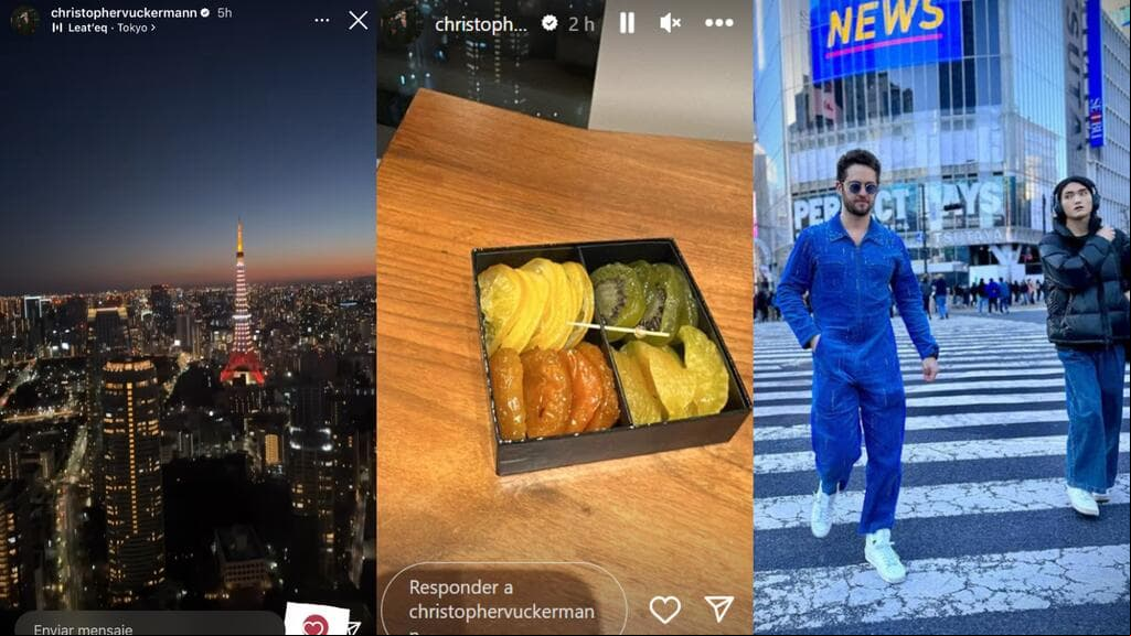 Christopher Uckermann al parecer estaba en Tokio horas antes del terremoto.