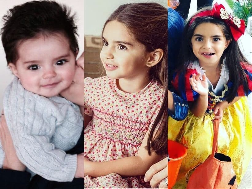 Con tan solo seis años, Aitana Derbez es toda una celebridad y es que desde que nació, en agosto de 2014, tanto Eugenio Derbez como Alessandra Rosaldo llenaron las redes sociales con imágenes de la pequeña. Ahora, mira la radical transformación que ha tenido la hija más pequeña del comediante en los últimos años, en los que ha pasado de ser el clon de su papá a toda una princesa de Disney.