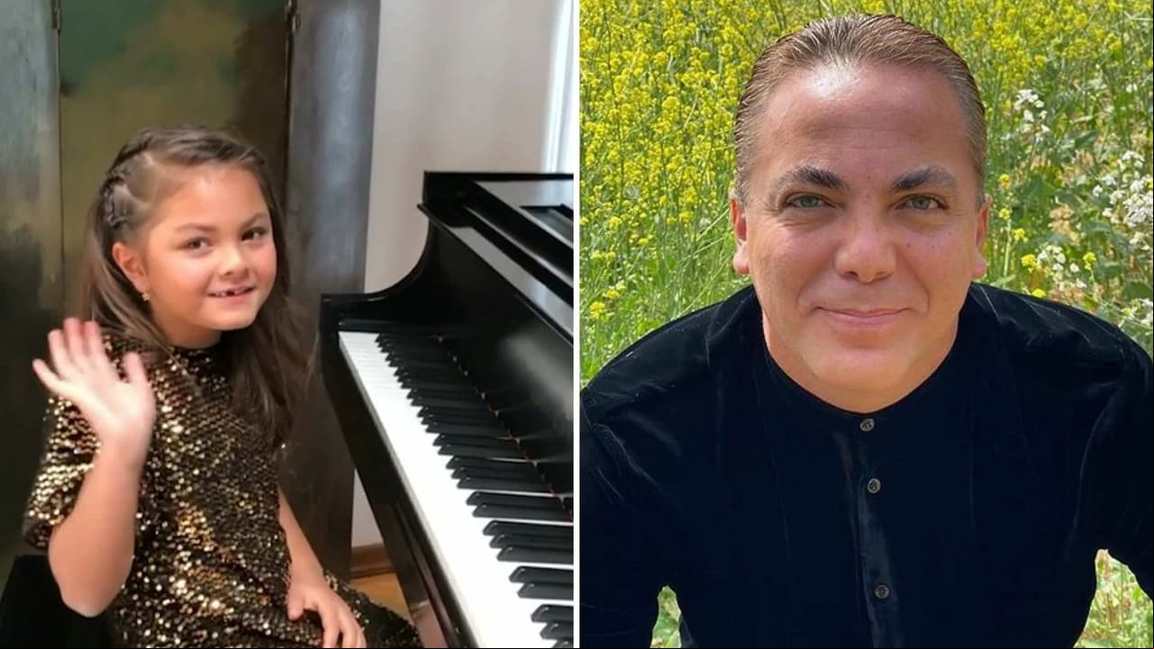 Rafaela, hija de Cristian Castro, lo sorprende con su magistral forma de tocar el piano: "Papito, feliz cumpleaños"