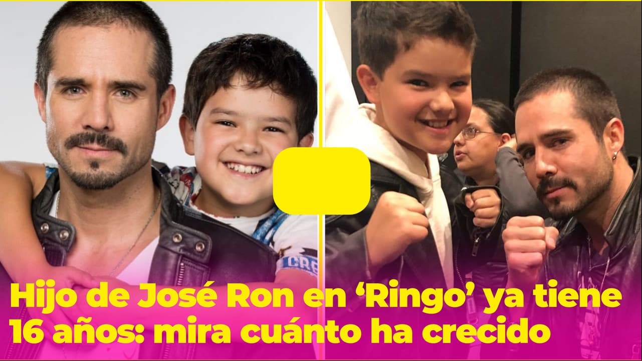 El hijo de José Ron en 'Ringo' ya tiene 16 años y se está convirtiendo en un galán de telenovelas