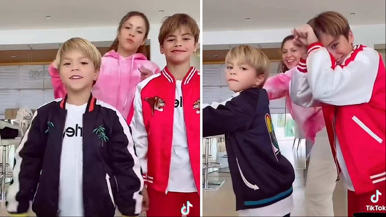 Shakira impacta al parecer con sus hijos, quienes heredaron su talento para bailar