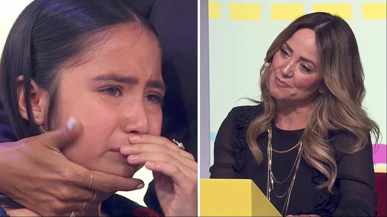 Niña rompe en llanto durante Los Chiquillos de Hoy al dedicar actuación a su padre quien está en el cielo