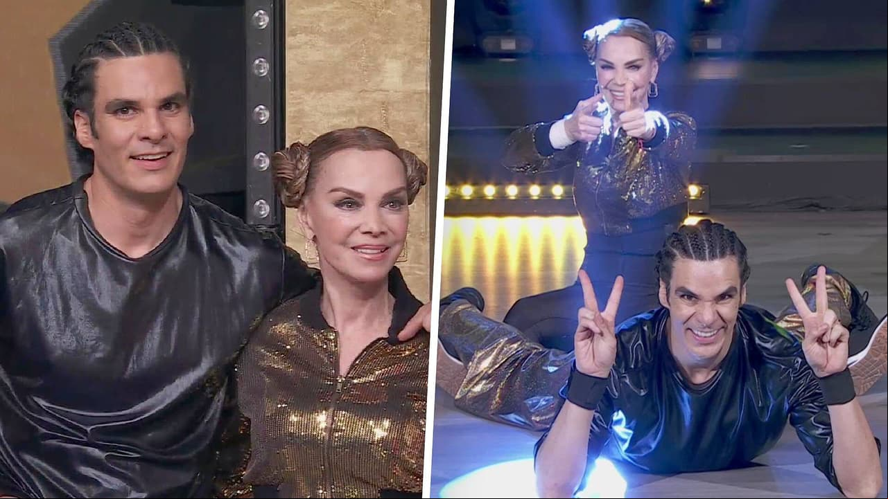 Gaby Goldsmith y Eduardo Barajas sufrieron, pero superaron el reto de bailar rap