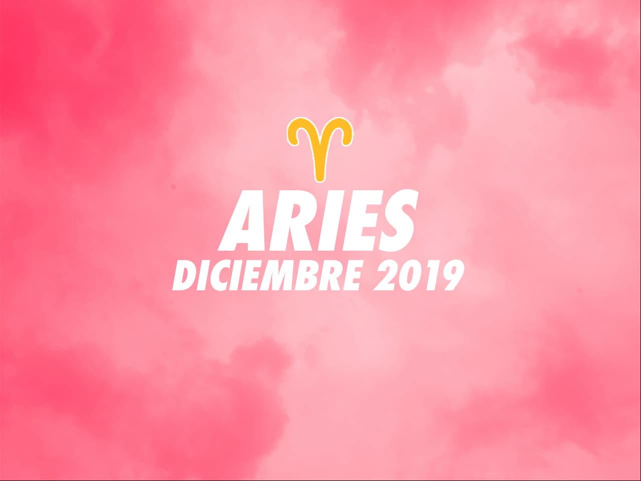 Horóscopo Aries: diciembre 2019