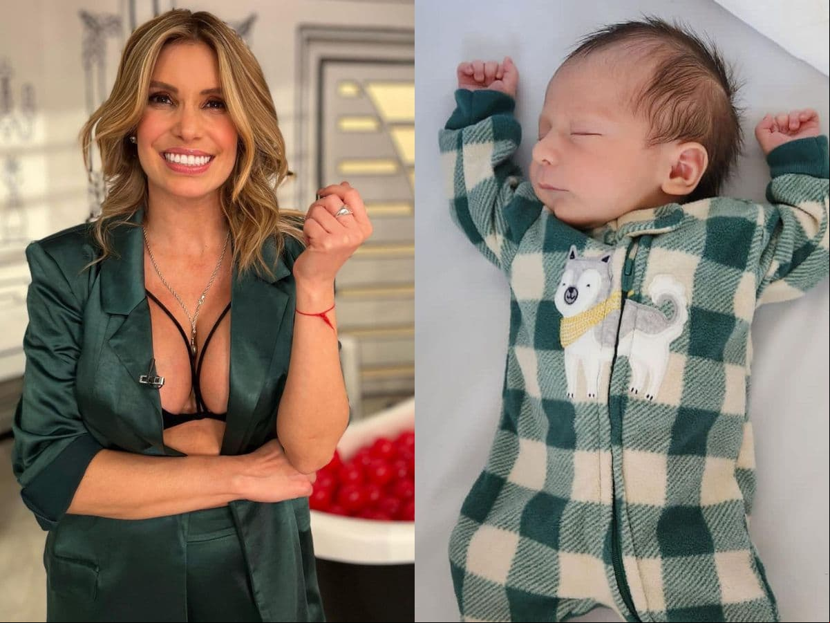 Andrea Escalona y el motivo por el que su bebé nació por cesárea