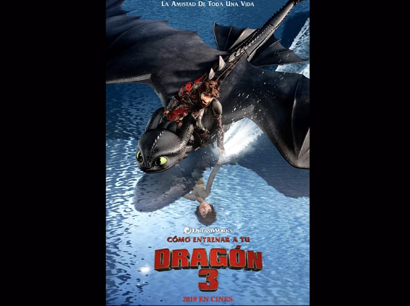 Nuevo póster de 'Cómo Entrenar a tu Dragón 3'