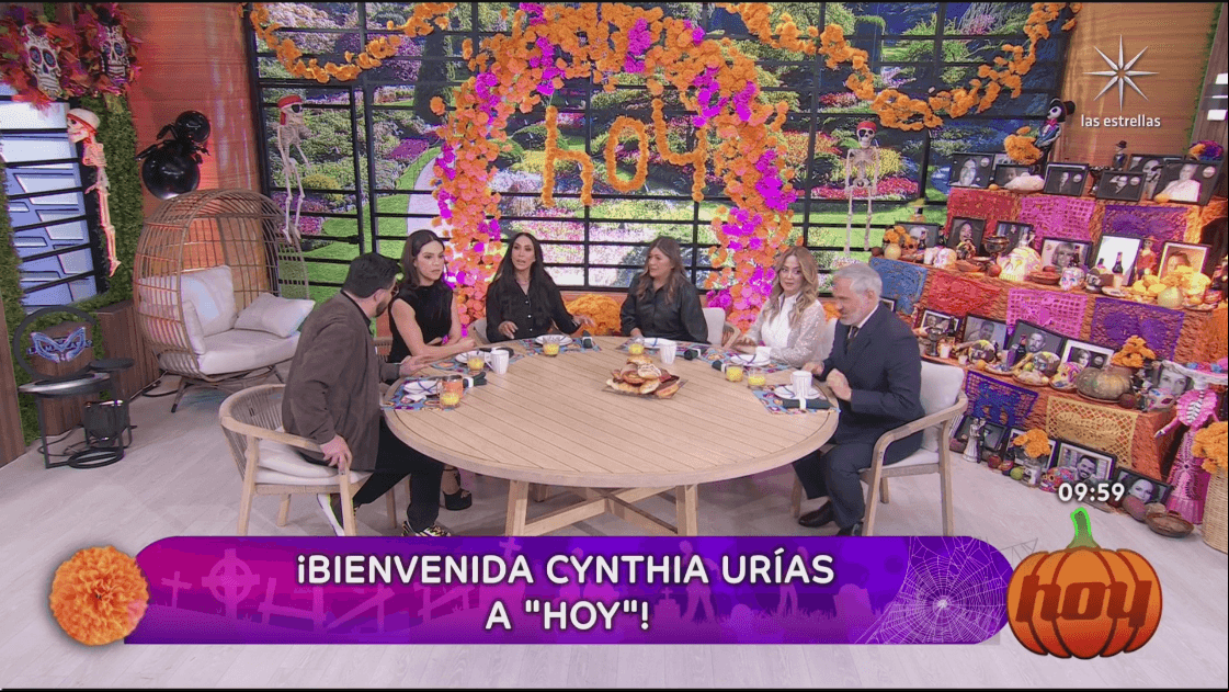 Cynthia Urías en 'Hoy'