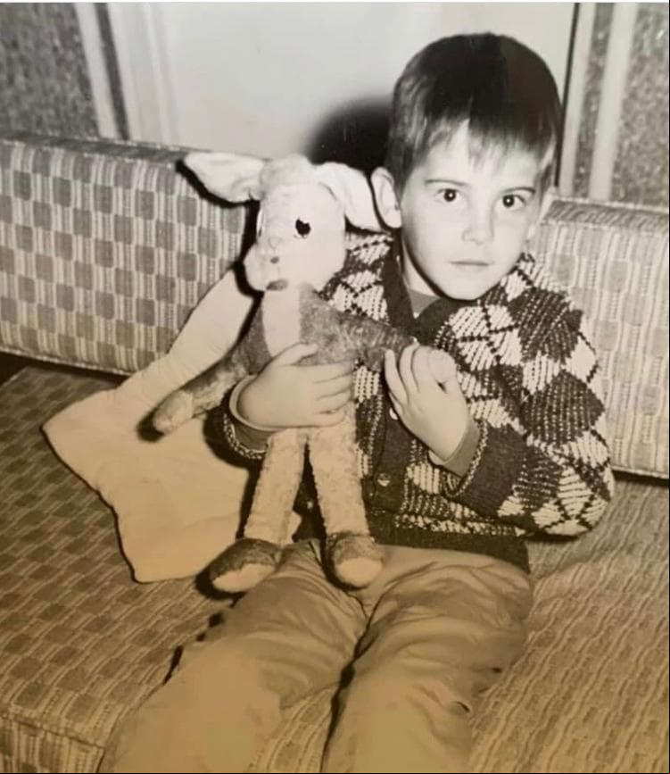 Pero ¿qué tal de chiquito? Desde pequeño tiene una de las miradas más reconocidas de las telenovelas.