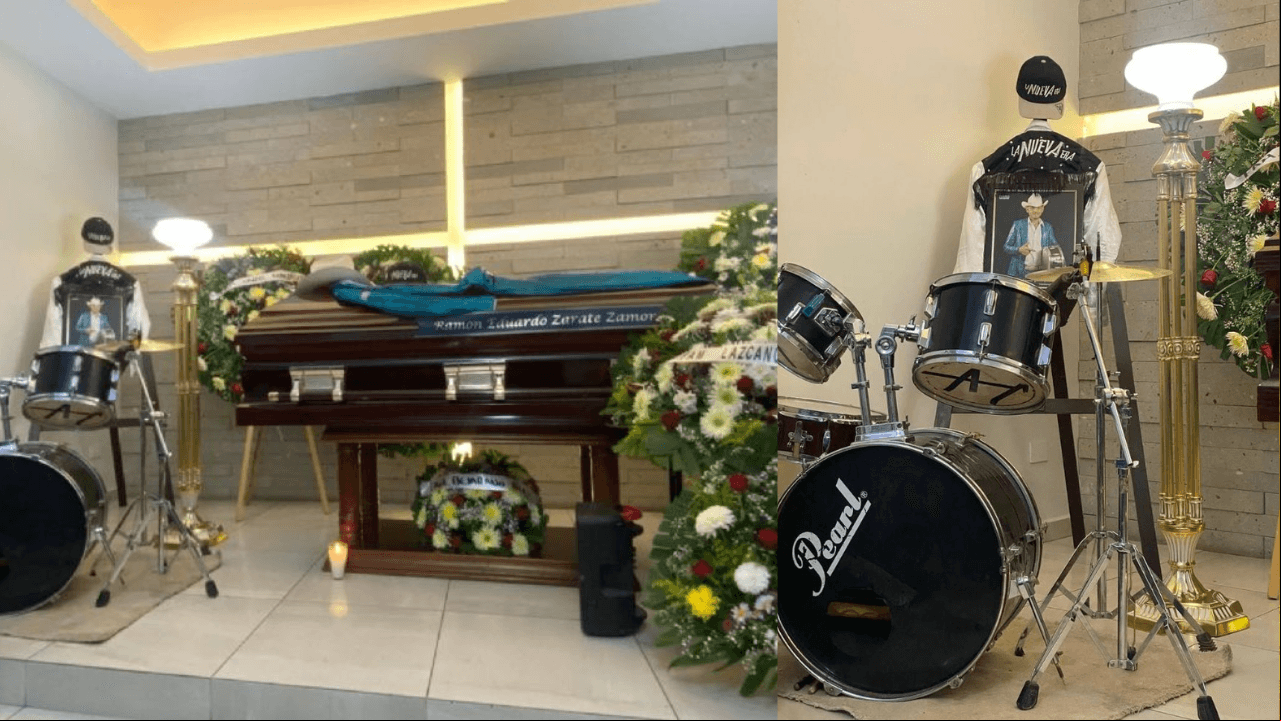 Así fue el funeral del cantante Ramón Eduardo Zárate Zamorano, quien fue hallado sin vida a los 24 años